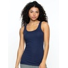 Felina Cotton Stretch Ribbed Tank Top – Class Tank Top for Women, Workout Tank Top for Women (Color Options Available)(Calm Seas)