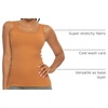 Felina Cotton Stretch Ribbed Tank Top – Class Tank Top for Women, Workout Tank Top for Women (Color Options Available)(Cashew)