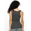 Felina Cotton Stretch Ribbed Tank Top – Class Tank Top for Women, Workout Tank Top for Women (Color Options Available)(Earthy Greens)