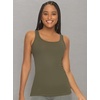 Felina Cotton Stretch Ribbed Tank Top – Class Tank Top for Women, Workout Tank Top for Women (Color Options Available)(Grape Leaf)