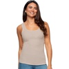 Felina Cotton Stretch Ribbed Tank Top – Class Tank Top for Women, Workout Tank Top for Women (Color Options Available)(Neutrals)