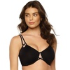 Felina Paramour Amaranth Cushioned Comfort Unlined Minimizer Bra 2-Pack(Black)