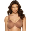 Felina Paramour Amaranth Cushioned Comfort Unlined Minimizer Bra 2-Pack(Black Rose Tan 2-pack)