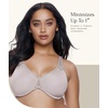 Felina Paramour Amaranth Cushioned Comfort Unlined Minimizer Bra 2-Pack(Gull Grey)