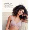 Felina Paramour Amaranth Cushioned Comfort Unlined Minimizer Bra 2-Pack(Sparrow)