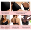 Felina Paramour Gorgeous Bra | Memory Foam Bras for Women with Multi Way Straps, Comfortable T Shirt Bra(Black Black)