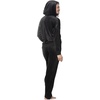 Felina Women’s 2 Piece Velour Track Suit(Black)