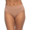 Felina Womens 5 Pack Pima Cotton Wide Waistband Hipster(Black/Black/Deep Taupe/Cafe Au Lait/Rose Dust)