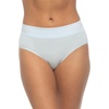 Felina Womens 5 Pack Pima Cotton Wide Waistband Hipster(Micro Chip/Iceflow/Icewater/Crystal Rose/Peach Blush)