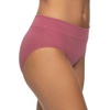 Felina Womens 5 Pack Pima Cotton Wide Waistband Hipster(Pink)