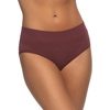 Felina Womens 5 Pack Pima Cotton Wide Waistband Hipster(Pink)