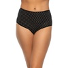 Felina Womens Cotton Stretch Modal Brief Underwear 5-Pack – Full Coverage(Dots and Stripes)