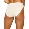Felina Women’s Organic Cotton Stretch Hi Cut Panty 5-Pack Underwear(Driftwood)