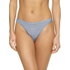Felina Women’s Organic Cotton Stretch Thong Underwear, 6-Pack(Misty Mountain)