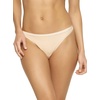 Felina Women’s Organic Cotton Stretch Thong Underwear, 6-Pack(Pale Orchid)