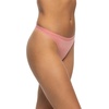 Felina Women’s Organic Cotton Stretch Thong Underwear, 6-Pack(Rose Neutral)