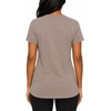Felina Women’s Short Sleeve V-Neck Slub Tee Shirt(Taupe)