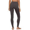 Felina Women’s Velvety Super Soft High-Waisted Leggings 2-Pack(Black Charcoal)