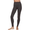 Felina Women’s Velvety Super Soft High-Waisted Leggings 2-Pack(Black Charcoal)