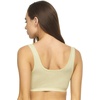 Women’s Organic Cotton Stretch Bralette 2-Pack – GOTS Certified, Soft(Aloe Slate)