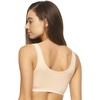 Women’s Organic Cotton Stretch Bralette 2-Pack – GOTS Certified, Soft(Aloe Wheat)