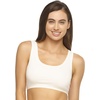Women’s Organic Cotton Stretch Bralette 2-Pack – GOTS Certified, Soft(Cloud Sky)