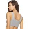 Women’s Organic Cotton Stretch Bralette 2-Pack – GOTS Certified, Soft(Sky Wheat)