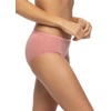 Women’s Organic Cotton Stretch Hipster Panties 6-Pack – GOTS Certified(Rose Garden)
