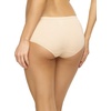 Women’s Organic Cotton Stretch Hipster Panties 6-Pack – GOTS Certified(Wheat Slate)