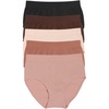 Felina Body Smooth Seamless Brief 5-Pack(Cocoa Beans)
