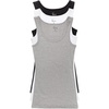 Felina Cotton Stretch Ribbed Tank Top – Class Tank Top for Women, Workout Tank Top for Women (Color Options Available)(Assorted Color)