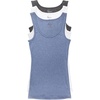 Felina Cotton Stretch Ribbed Tank Top – Class Tank Top for Women, Workout Tank Top for Women (Color Options Available)(Charcoal White Denim)