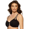 Felina Paramour Amaranth Cushioned Comfort Unlined Minimizer Bra 2-Pack(Black)