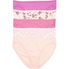 Felina Womens Cotton Stretch Modal Bikini Underwear 5-Pack – Full Coverage(Wildflowers)