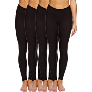 Felina | Sueded Athleisure Performance Legging w/Slimming Waist 4-Pack(Black)