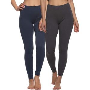 Felina | Velvety Soft Lightweight Leggings | Moisture Wicking | Yoga | 6 Pack(Navy Charcoal)