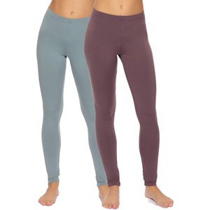 Felina | Velvety Soft Lightweight Leggings | Moisture Wicking | Yoga | 6 Pack(Vintage Indigo Plum Wine)